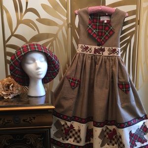 HANDMADE  DAISY KINGDOM DRESS SET